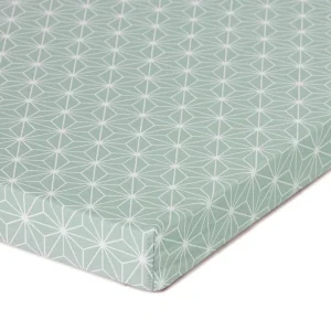 Spielmatte, Matratze 100x100 cm aus Schaumstoff Happy Star Grün